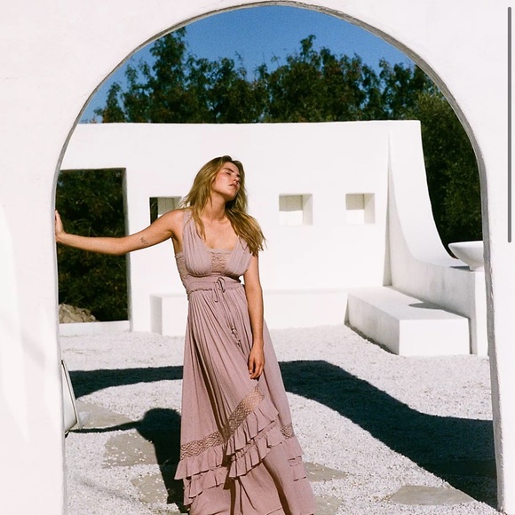 Free People Dresses & Skirts - Free People Dusty Rose Maxi Dress